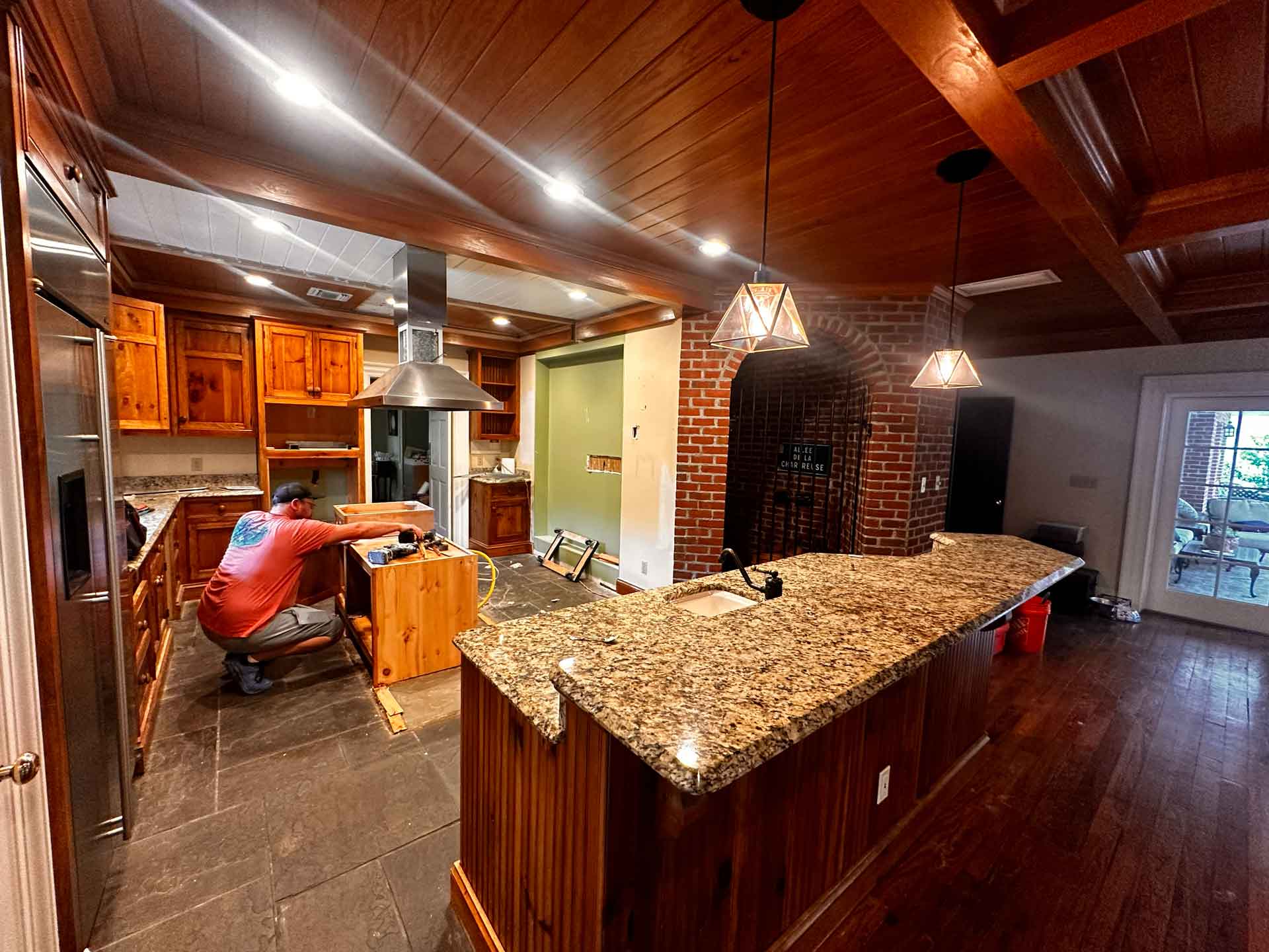 In-progress kitchen renovation by Dream Space Renovation LLC